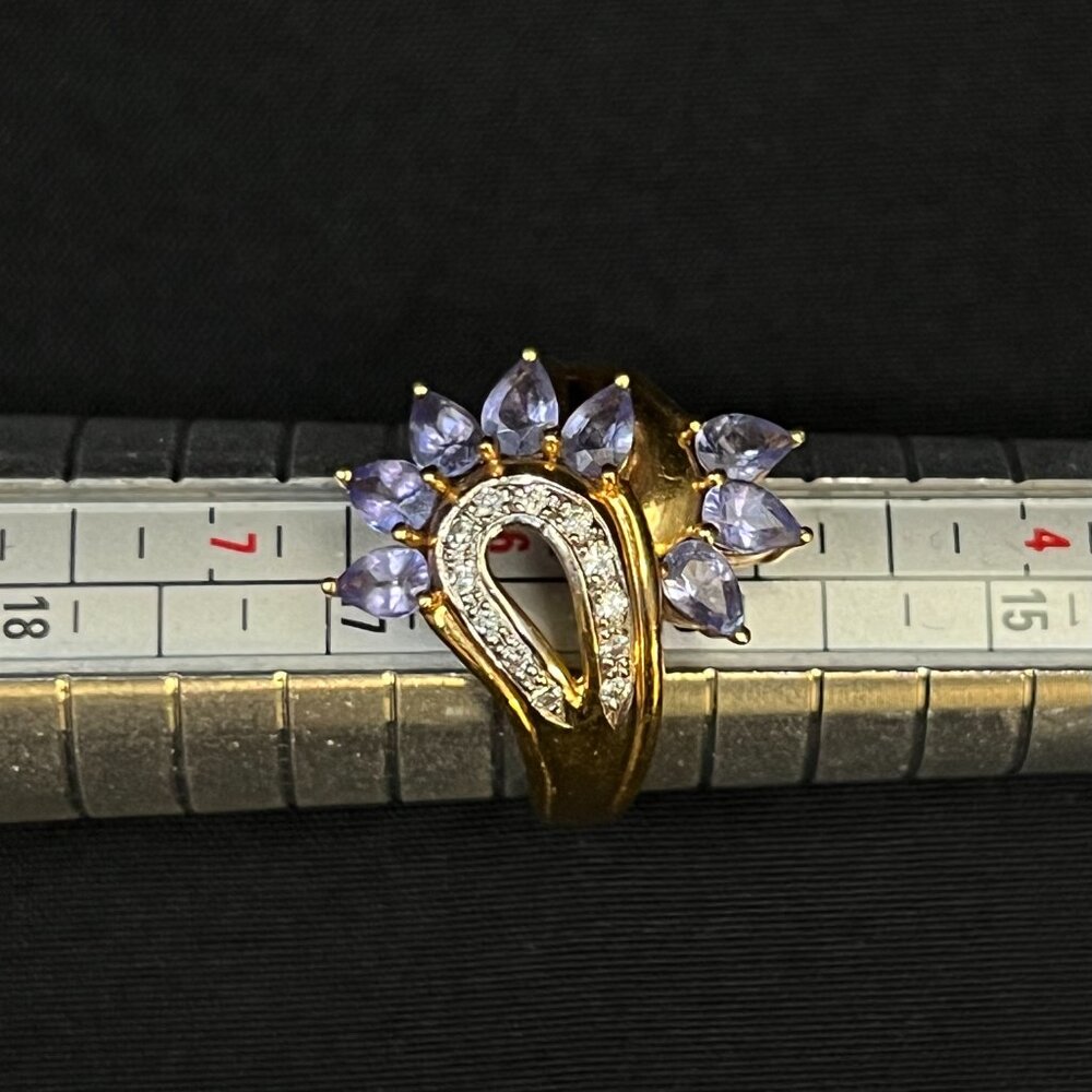 Amethyst Statement Ring - image 4